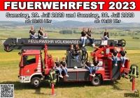 Am 29. und 30. Juli lädt die Feuerwehr Volkmarsen zum Feuerwehrfest 2023 ein.