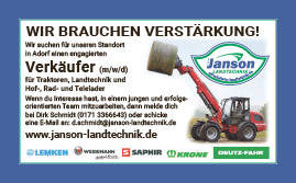 Stellenanzeige Janson