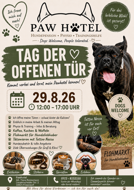 Paw Hotel Tag der offenen Tür