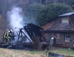 Am 1. März 2019 brannte eine Sauna in Römershausen komplett ab - verletzt wurde niemand