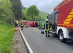 Auf der Aartalstraße hat sich am Donnerstag ein schwerer Unfall ereignet.