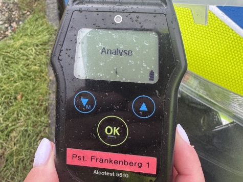 Bei einer Kontrolle stellten Beamte eine deutliche Alkoholisierung bei einem Audi-Fahrer fest.