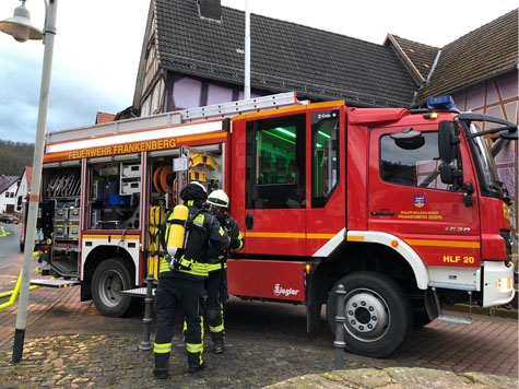 Am 20. Februar rückte die Feuerwehr zu Löscharbeiten nach Viermünden aus.