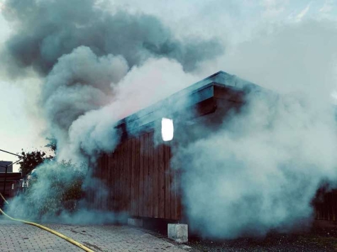 Die Feuerwehr bewies einmal mehr ihr Können und löschte den Brand schnell und professionell.