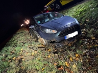 Am 25. Oktober 2025 ereignete sich auf der L 3076 zwischen Korbach und Goddelsheim ein Alleinunfall.