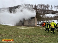 Am 9. Februar 2026 rückten die Diemelseer Feuerwehren zu einem Brand bei Giebringhausen aus.