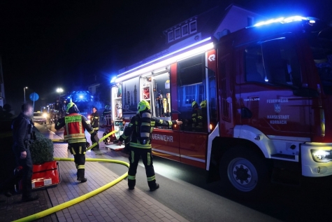 Ein Heckenbrand in der Friedrichstraße beschäftigte am 26. September 2026 die Feuerwehr Korbach.