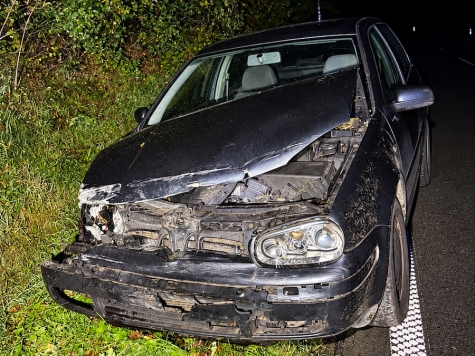 Am VW Golf entstand bei dem Unfall am 8. Oktober 2026 Totalschaden.
