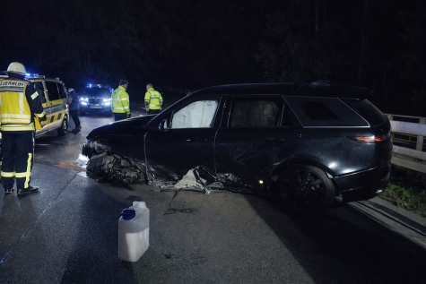 Auf der Autobahn kam es am 26.12.2025 zu einem schweren Alleinunfall.