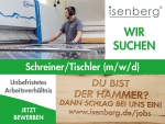 Die Firma Isenberg Display sucht Schreiner / Tischler zum nächstmöglichen Termin.