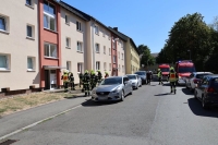 In einer Wohnung in der Berliner Straße in Korbach kam es am 14. August 2026 zu einer chemischen Reaktion zwischen zwei Reinigungsmitteln.