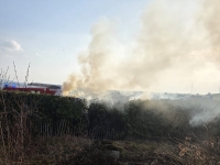 Schon aus der Entfernung war am 9. März 2026 eine Rauchentwicklung zu sehen, die Feuerwehr griff zügig ein.