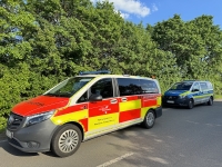 In Warburg kam es zu einem Verkehrsunfall, bei dem zwei Personen leicht verletzt wurden.“