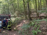 Die Ortsteilwehr Bringhausen l&ouml;schte das Feuer am 30. Juli 2026 mit dem auf dem Fahrzeug mitgef&uuml;hrten L&ouml;schwasser.