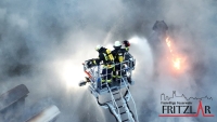 Zahlreiche Feuerwehren und Hilfsorganisationen waren bei dem Wohnhausbrand in Fritzlar im Einsatz.