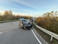 Am 5. November 2025 ereignete sich an der Einmündung der B 253 / L 3076 bei Frankenberg ein Auffahrunfall.