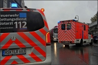 In Hallenberg wurde eine Person von einem Lkw erfasst und verletzt. 