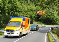 Ein Motorradunfall auf der Landstraße 549 bei Essentho hat am 2. September 2023 ein Todesopfer gefordert.