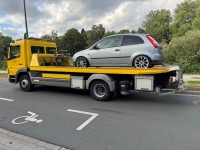 Ein technisch veränderter Ford Fiesta wurde am 9. September 2026 bei einer Verkehrskontrolle in Paderborn sichergestellt.