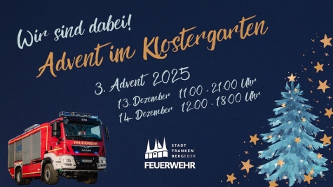 Auch dieses Jahr ist die Feuerwehr Frankenberg auf dem Weihnachtsmarkt vertreten.
