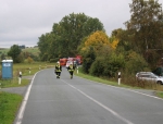 Die Straße zwischen Braunshausen und Hallenberg musste wegen einem ABC-Einsatz am 5. Oktober gesperrt werden.