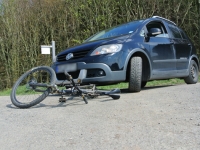 Am 23. März 2023 ereignete sich in Korbach ein Unfall zwischen einem Rad und einem Pkw.