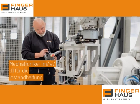 Die Firma FingerHaus sucht Mechatroniker (m/w/d) für die Instandhaltung 