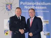 Kriminalrat Dirk Eschinger (rechts) ist neuer Leiter der Kriminalpolizei.