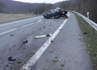 Am Donnerstag (14. März 2024) ereignete sich auf der Bundesstraße 252 bei Brakel ein schwerer Verkehrsunfall.