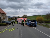 Auf der B 7 zwischen Bredelar und Madfeld sind am 4. April 2026 drei Pkw an einem Verkehrsunfall beteiligt gewesen.