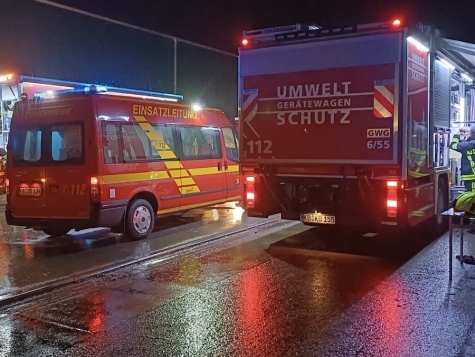 In Heringhausen kam es zu einem Gasaustritt an einem Flüssiggastank.