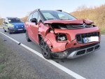 Der Citro&euml;n war nach dem Zusammensto&szlig; am 18. M&auml;rz 2026 nicht mehr fahrbereit und wurde abgeschleppt.