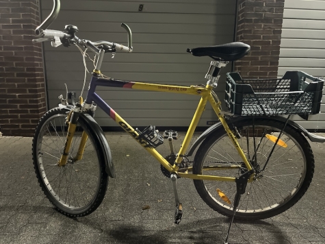 In der Siegener Straße in Frankenberg wurde am 21. Mai 2026 ein herrenloses Mountainbike gefunden.