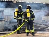 Im Landkreis Waldeck-Frankenberg musste die Freiwillige Feuerwehr einen Großbrand verhindern. 