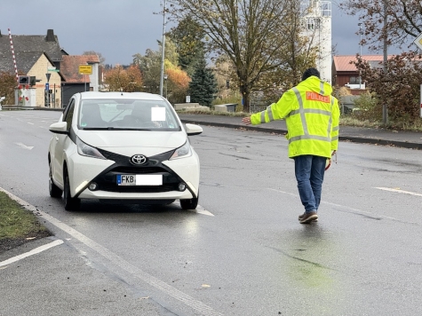 Großangelegte Verkehrskontrollen fanden im Korbacher Stadtgebiet statt.