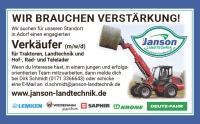 Die Firma Janson Landtechnik in Diemelsee sucht Verstärkung.