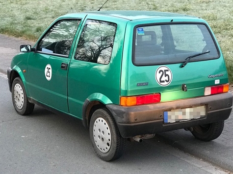 Die Kasseler Polizei kontrollierte am Mittwoch einen gedrosselten Fiat.
