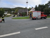 Eine Ölspur beschäftigte am 29. September 2026 die Feuerwehren Herzhausen und Schmittlotheim.