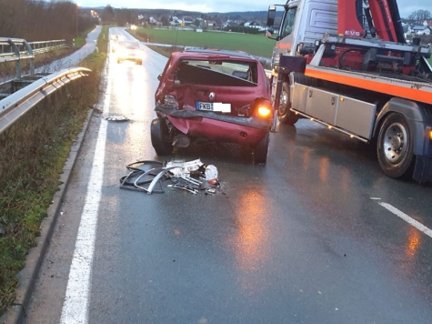 Am 19. Dezember ereignete sich in Frankenberg ein Auffahrunfall mit verletzten Personen.