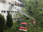 Am 5. Juni brannte das alte Kurmittelhaus in Bad Wildungen - 90 Ehrenamtliche waren im Einsatz.