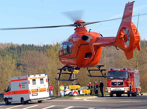 Ein Verkehrsunfall mit verletzten Personen ereignete sich am 1. Mai auf der Strecke zwischen Rhadern und Dalwigksthal