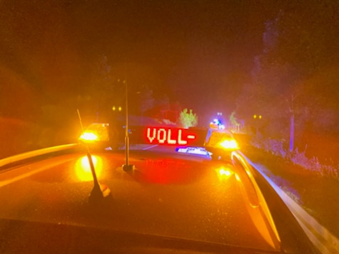 Ein Alleinunfall ereignete sich auf der Kreisstraße 118 am 12. Oktober in der Großgemeinde Burgwald.