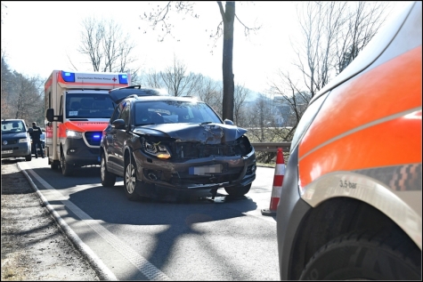 Im VW Tiguan wurden zwei Frauen aus Bad Laasphe teils schwer verletzt.
