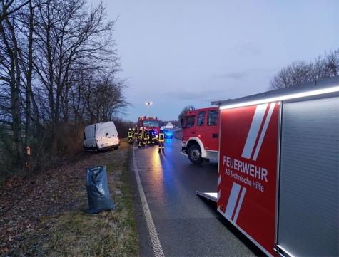 In den frühen Morgenstunden des 26. Febraur 2022 ereignete sich auf der Bundesstraße 485 ein Unfall.