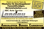 Bewerbungsaufruf von Auto Service Landau: Attraktiver Arbeitsplatz im Abschlepp- und Pannenhilfebereich.