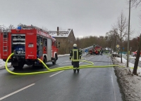 Zu einem größeren Einsatz der Feuerwehr kam es am Vormittag des 5. Dezember 2023 in Marsberg.