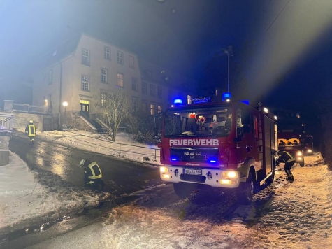 Ein Brand in einem Patientenzimmer löste einen Einsatz in Marsberg aus.