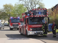 Die Korbacher Feuerwehr rückte am 1. Mai aus.