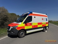 Auf der B 252 in Höhe des Teichmanngeländes kam es am 24. Oktober 2026 zu einem Zusammenstoß zwischen einem Toyota und einem Reisebus.