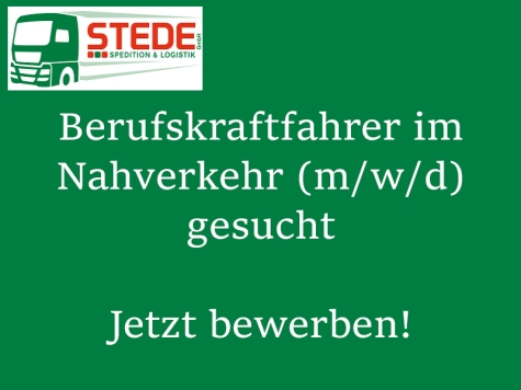 Die Firma Stede in Lichtenfels (Hessen) sucht Verstärkung.